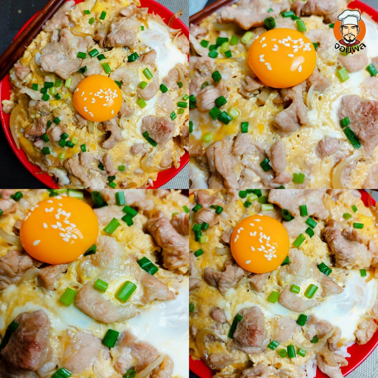 ข้าวหน้าหมูสไลด์