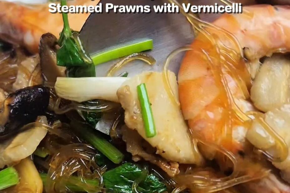 กุ้งอบวุ้นเส้น