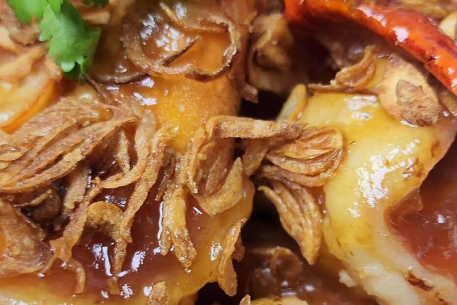 กุ้งทอดซอสมะขาม