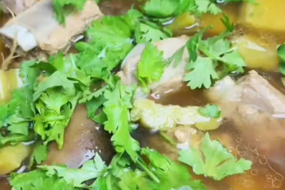 มะระตุ๋นซี่โครงหมู