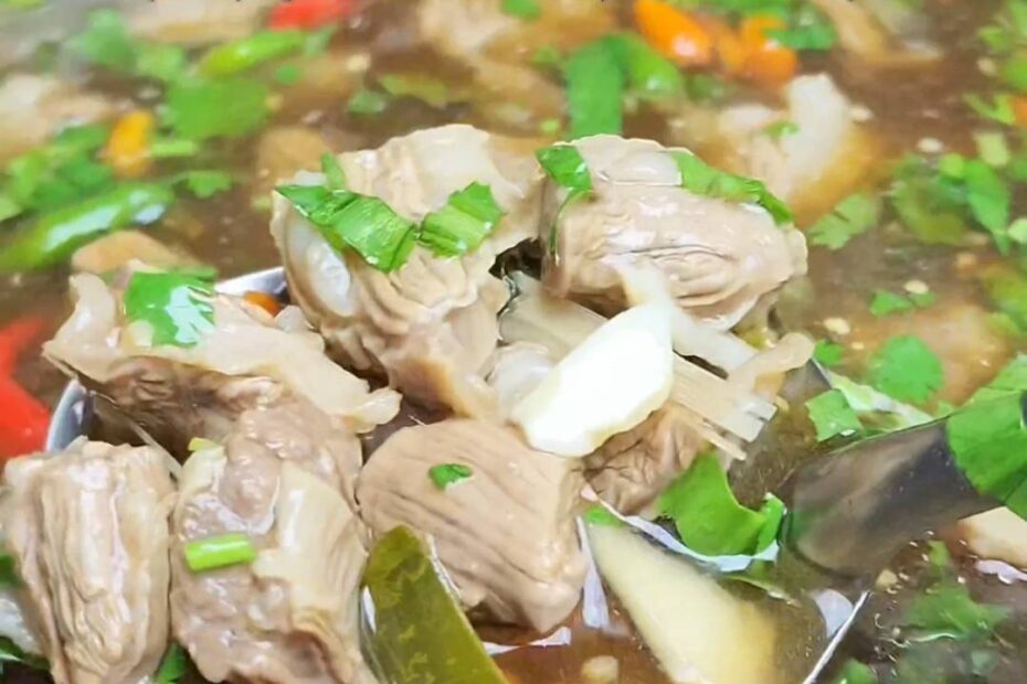 ต้มซุปเปอร์ขั่วตับหมู